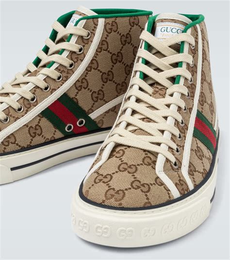 gucci tennis 1977 high top review|Gucci tennis 1977 used.